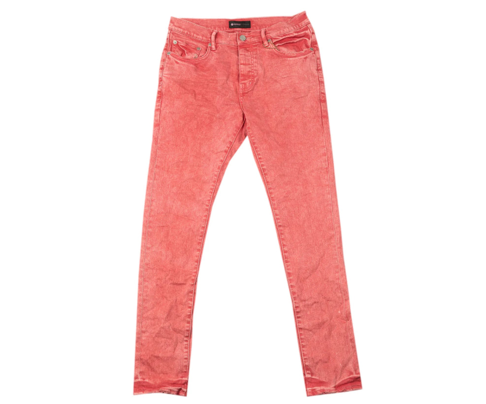 Purple Brand Oxblood Speckle Overspray Jeans