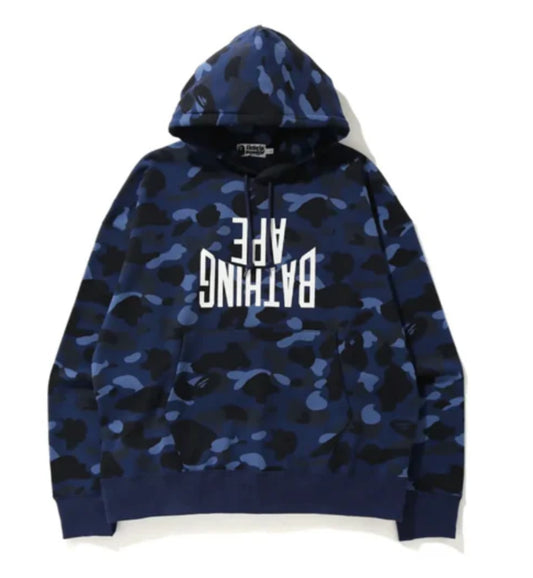 A Bathing Ape upside down Pullover (Navy)