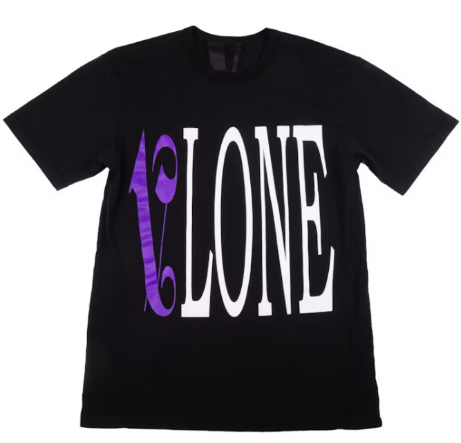 Vlone x Palm Angels Logo Tee Black & Purple