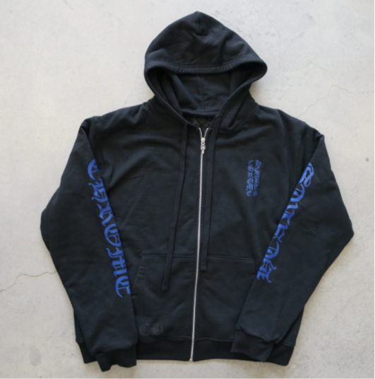 Chrome Hearts Blue Skull Zip-up