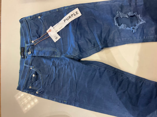 Purple Brand Jean Blue And Green