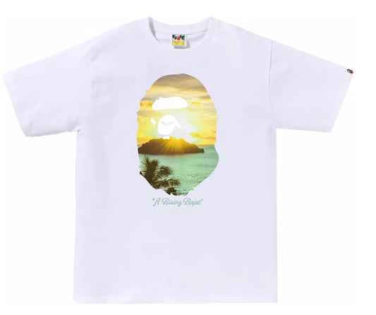 A Rising Bape Island Head Tee