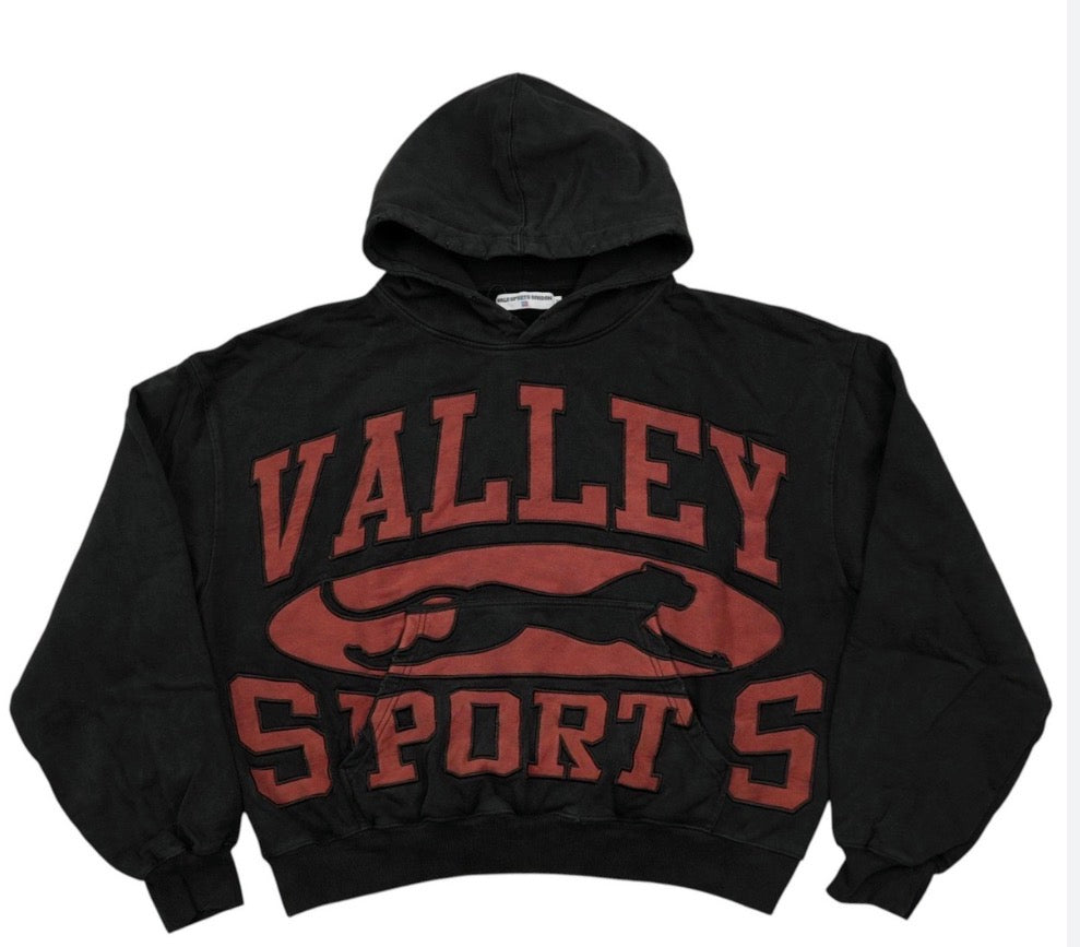 Vale Forever Black Crest Pullover Hoodie