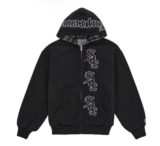 Supreme Chicago White Sox Zip Up Hooded Sweatshirt Black