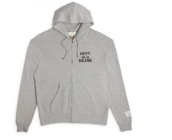 Gallery Dept. French Grey Zip Hoodie