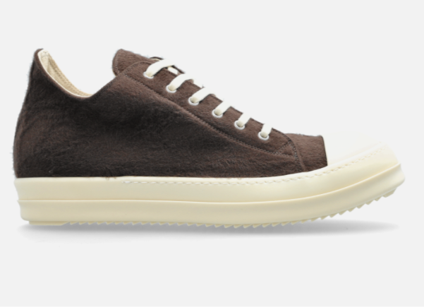 Rick Owen’s DRKSHDW Low Sneaks Dust Milk