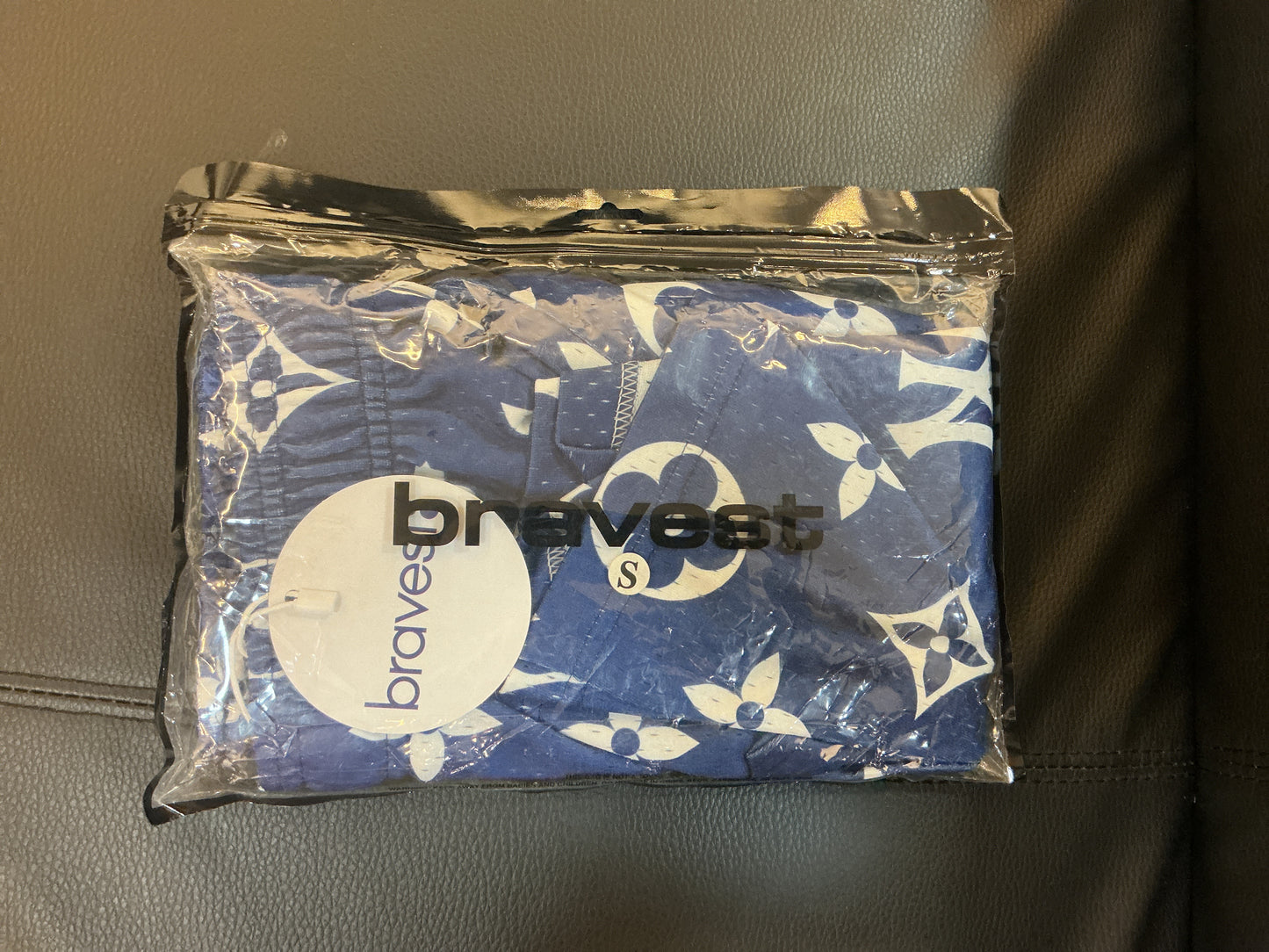 Bravest Studios blue Yankees shorts