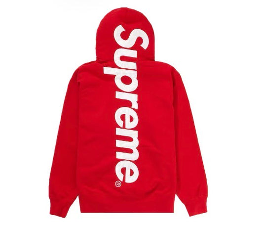 Supreme Appliqué Hooded Sweatshirt Red