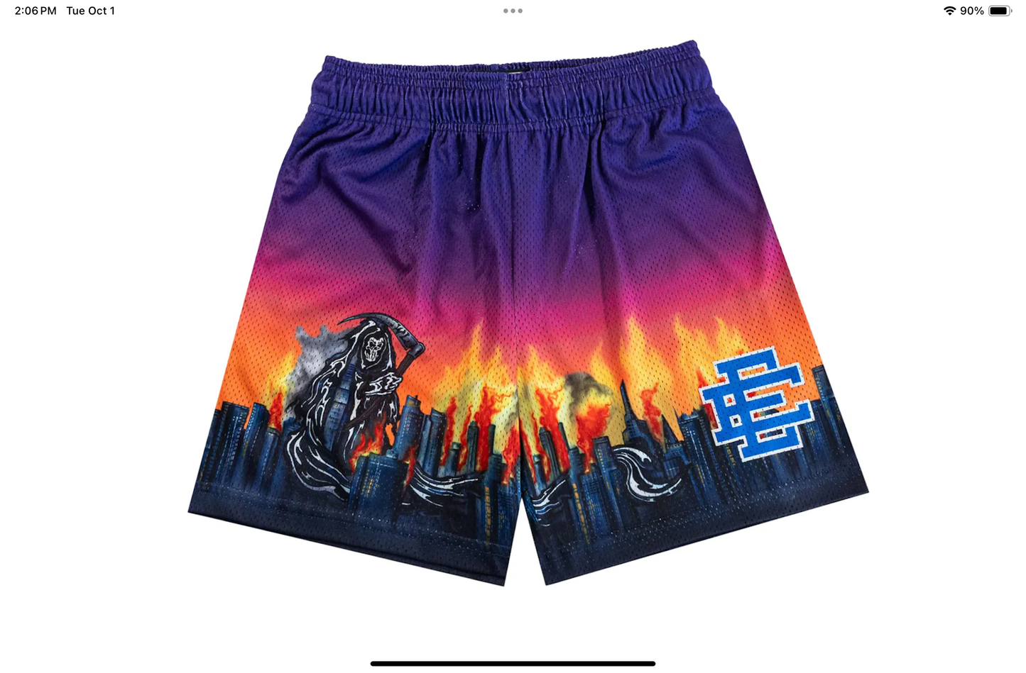 Eric Emanuel x Warren lotas short