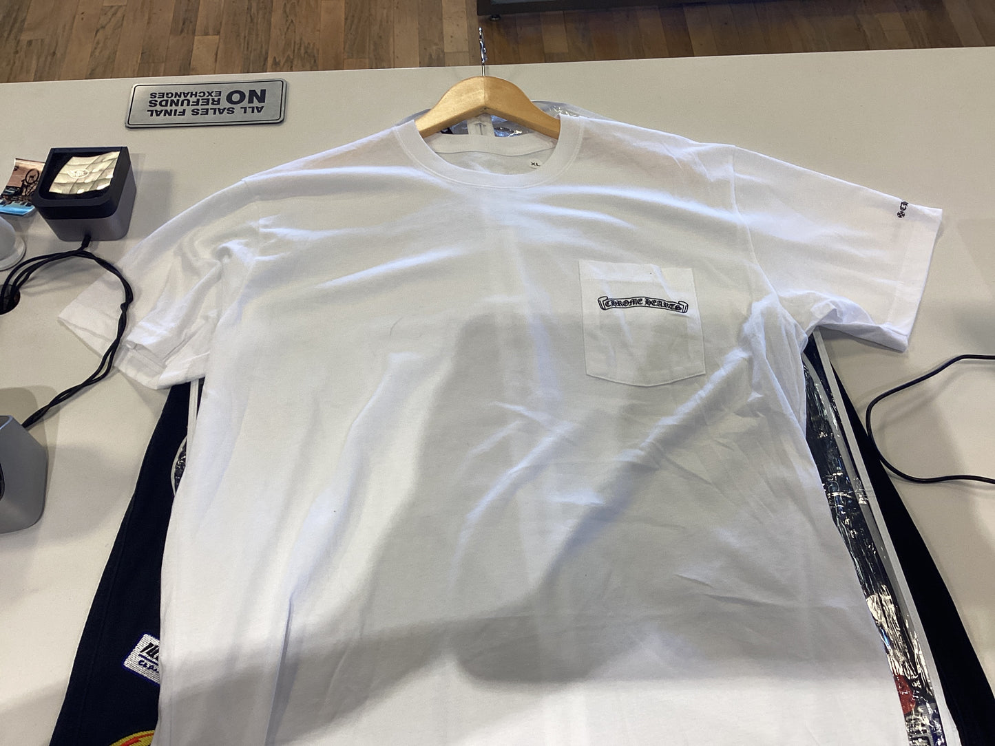 Chrome heart tee