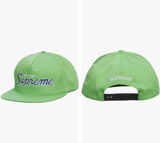 Supreme NY SnapBack Hat(Lime Green)