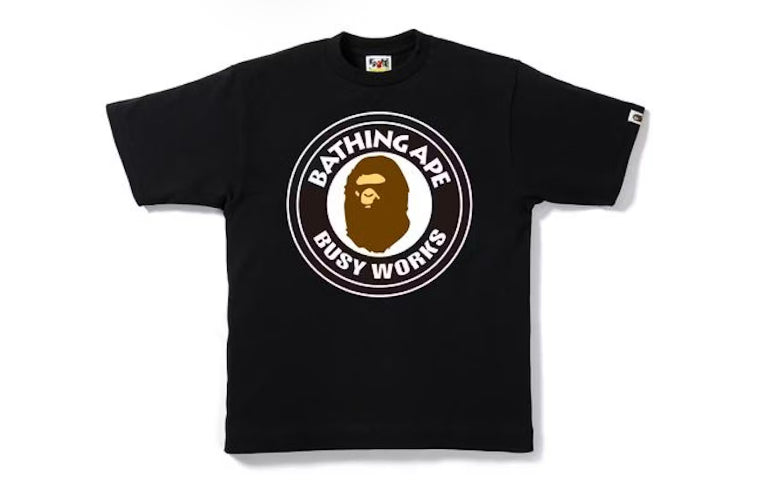BAPE Busy Works Black Tee