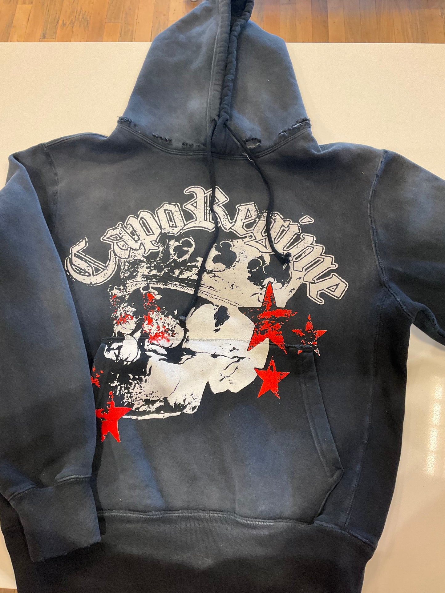 Capo Regime Gray Wash Pull Over Hoodie
