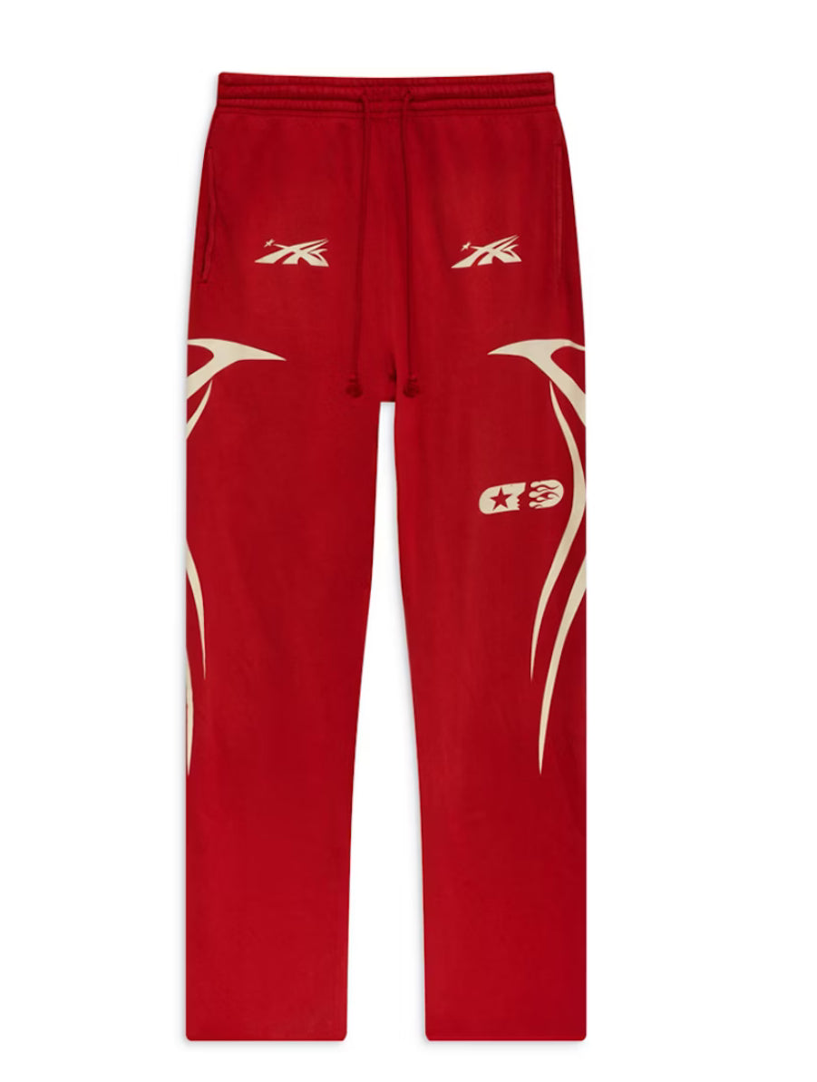 Hellstar Sports Gel Sweatpants Red