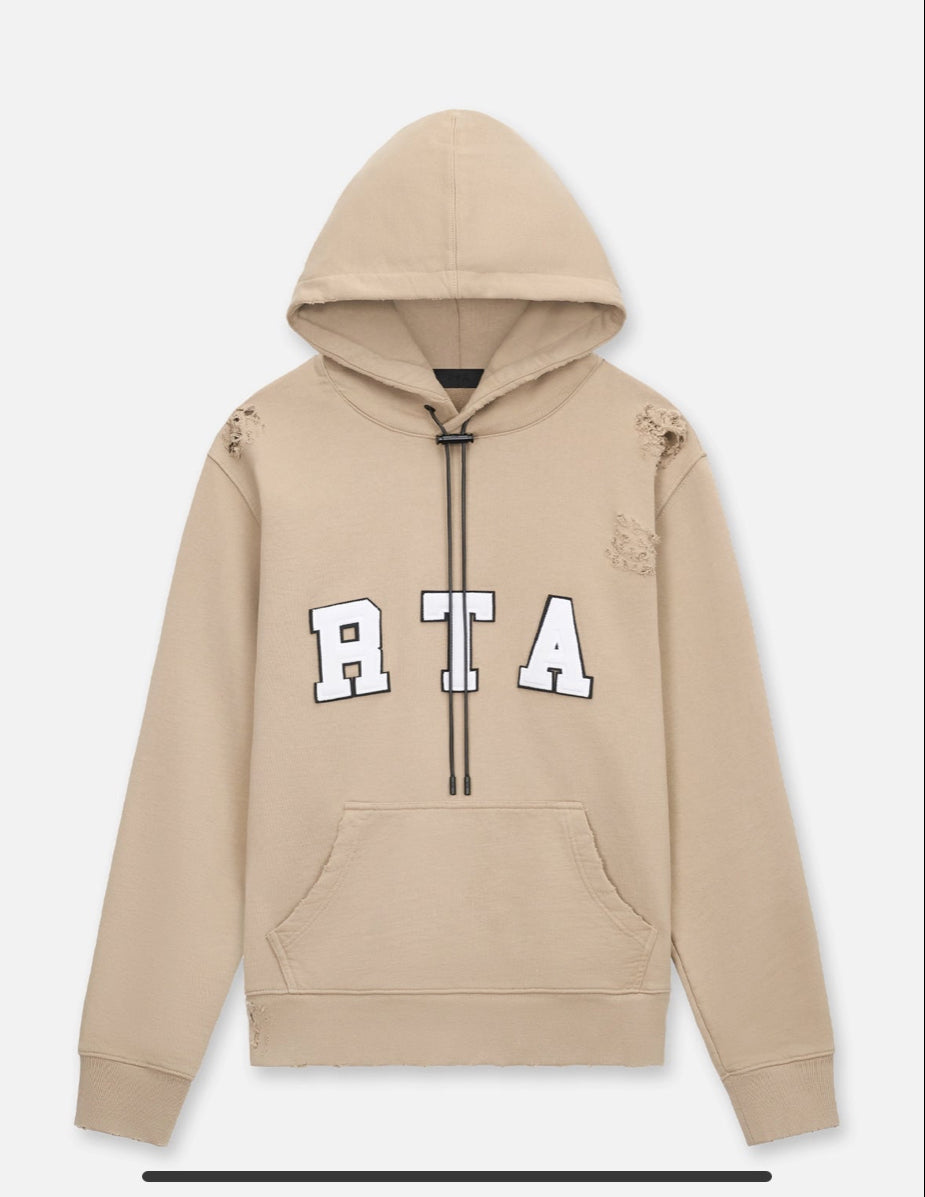 RTA Markus Nude Collegiate Hoodie