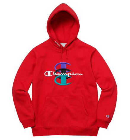 Supreme Champion Stacked C Hooded Sweatshirt