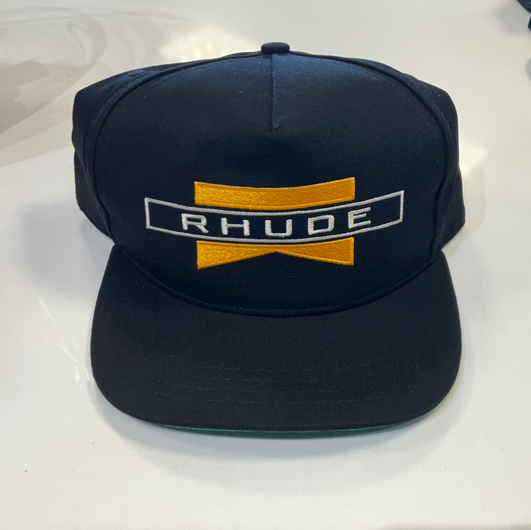 Rhude Black & Yellow Hat