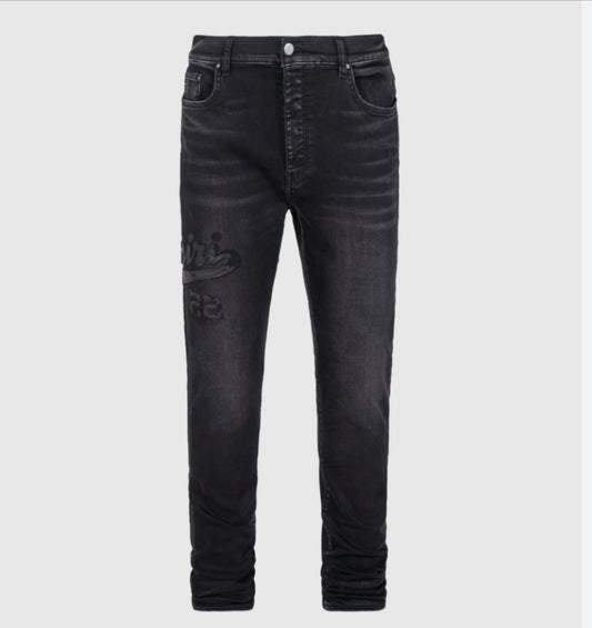 Amiri 22 Denim Varsity Black