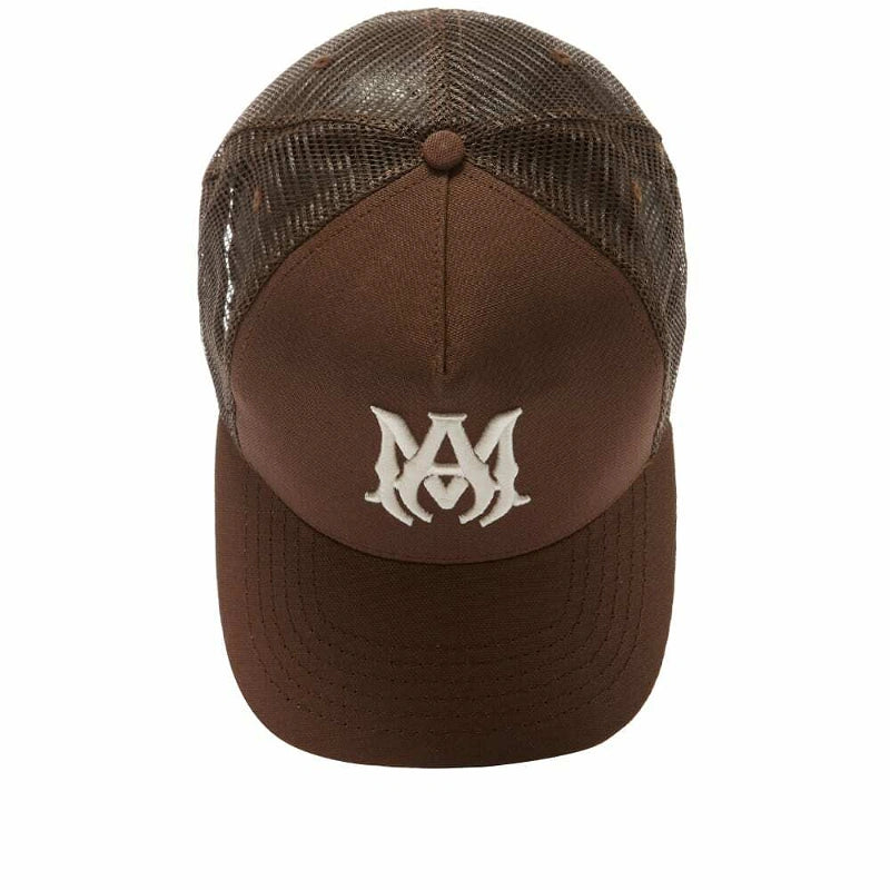 Amiri AM Trucker Hat Brown