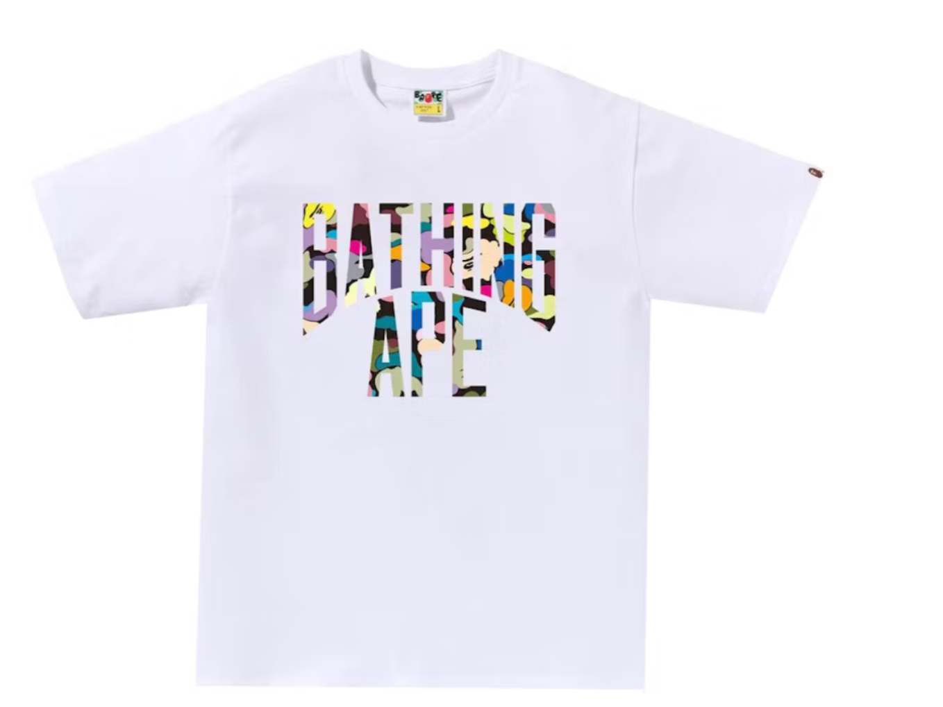 Bape Multi Camo NYC Logo Tee ‘White’