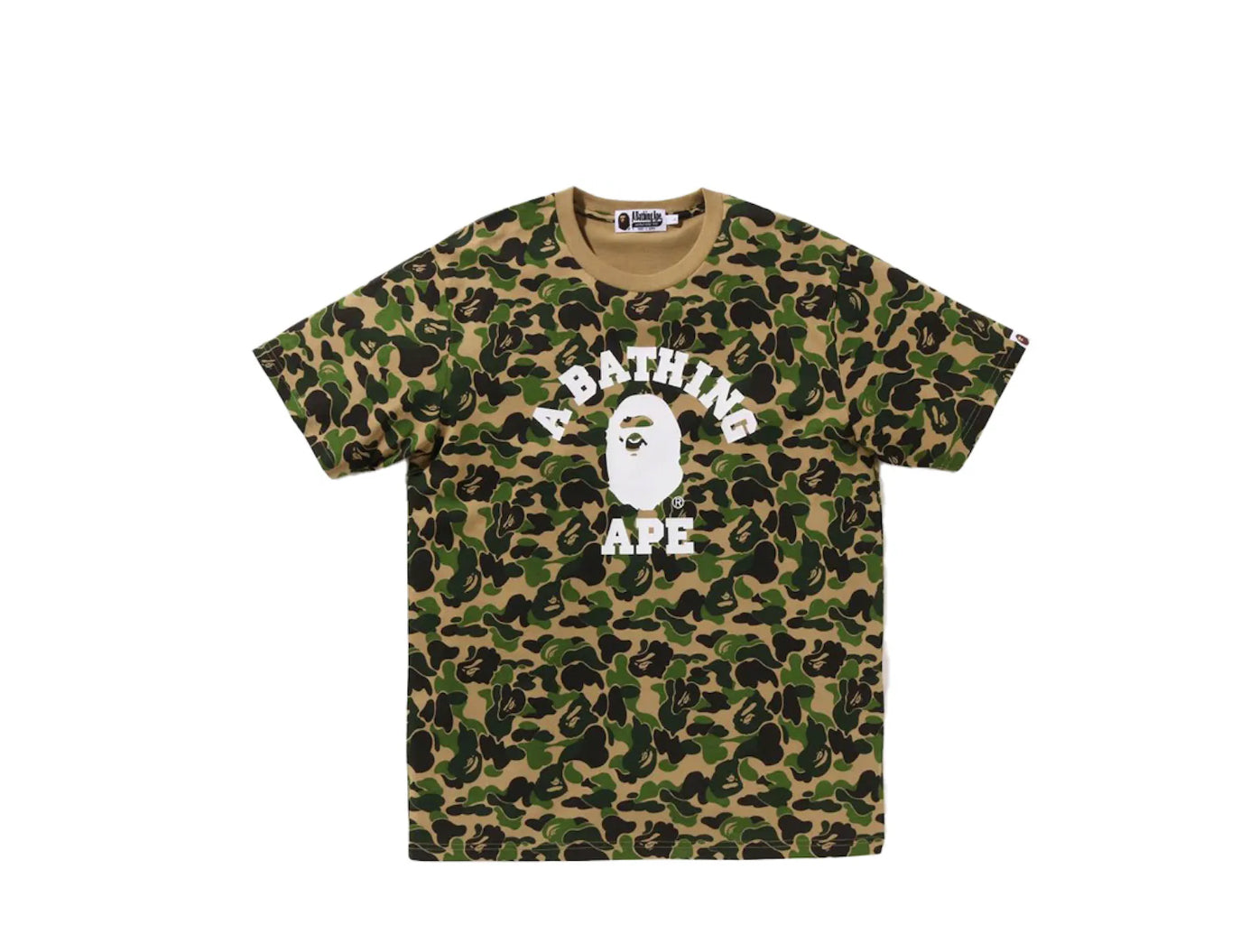 Bape ABC Camo College Tee(Green)