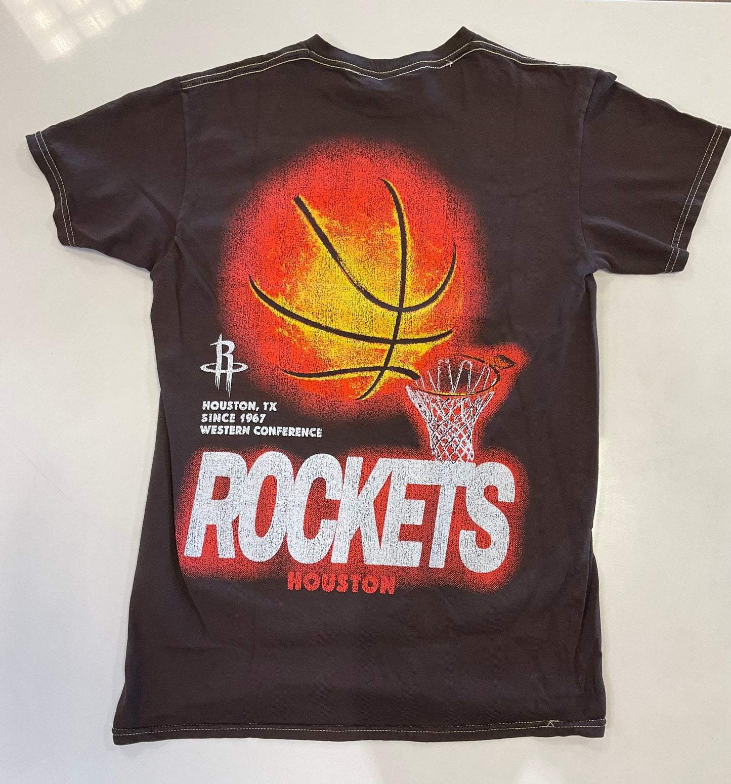 Houston Rockets Brown Heat Check ‘47 Vintage Tubular Tee