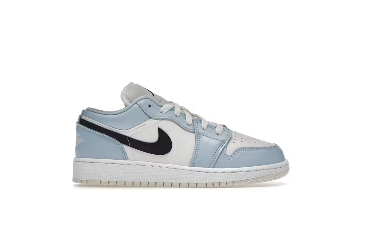 Jordan 1 Low Ice Blue Black GS