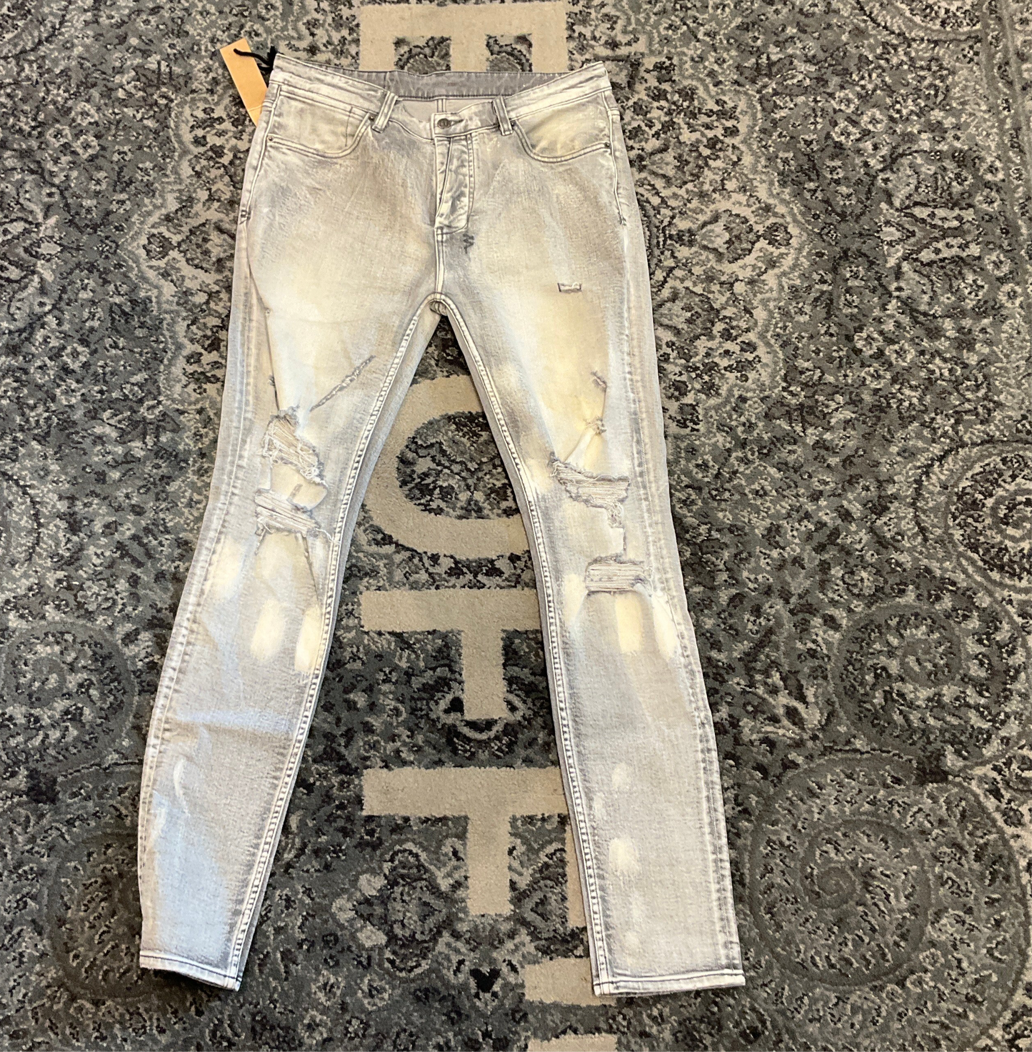 Ksubi Chitch Van Winkle Eratik Trahsed Grey