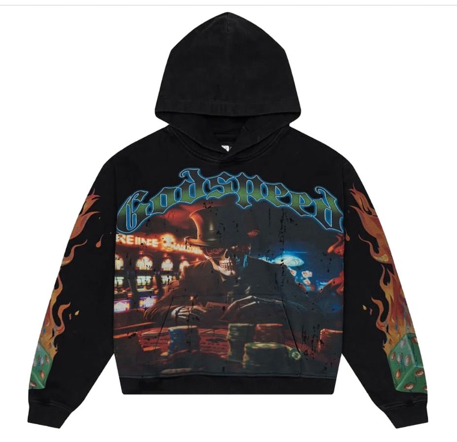 Godspeed Life’s a Gamble Hoodie Black