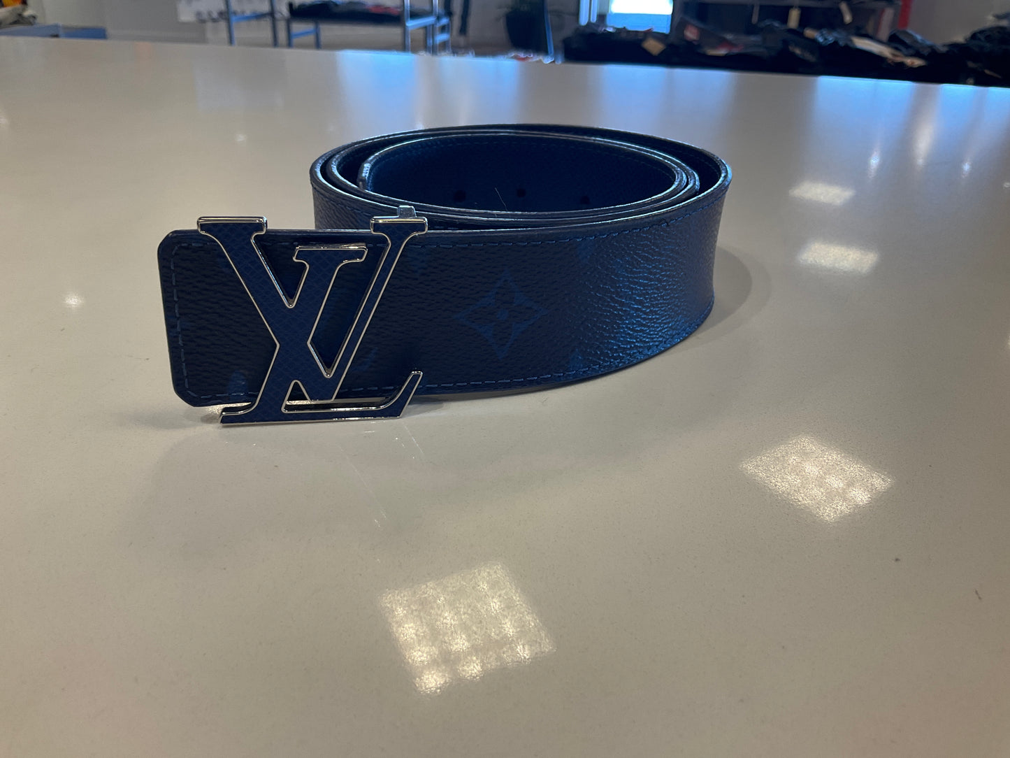 Louis Vuitton Belt Blue