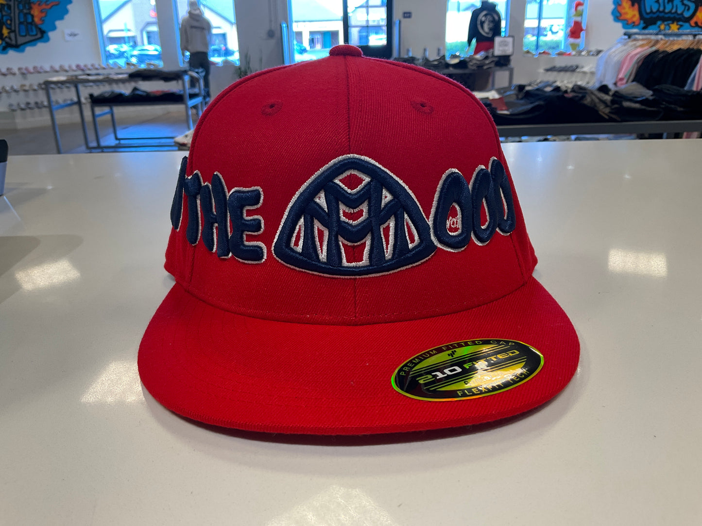 Not In The Mood Hat Red/blue