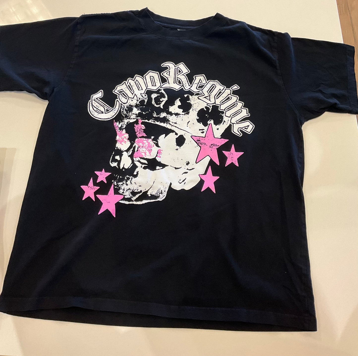 Black Capo Regime T-shirt (Pink)
