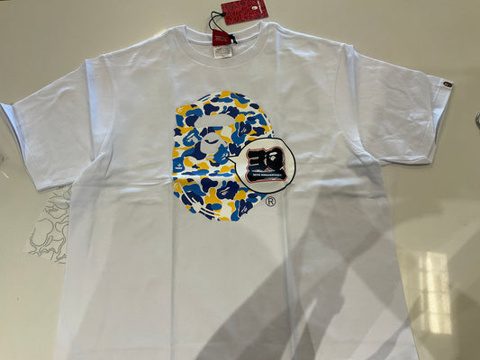 Bape Tee 30th Anniversary Blue/yellow