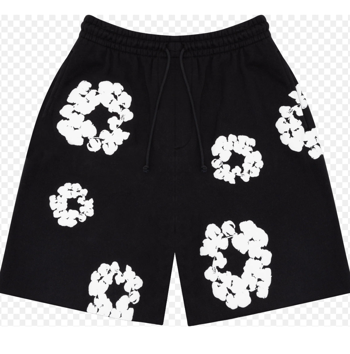 Denim Tears The Cotton Wreath Shorts Black