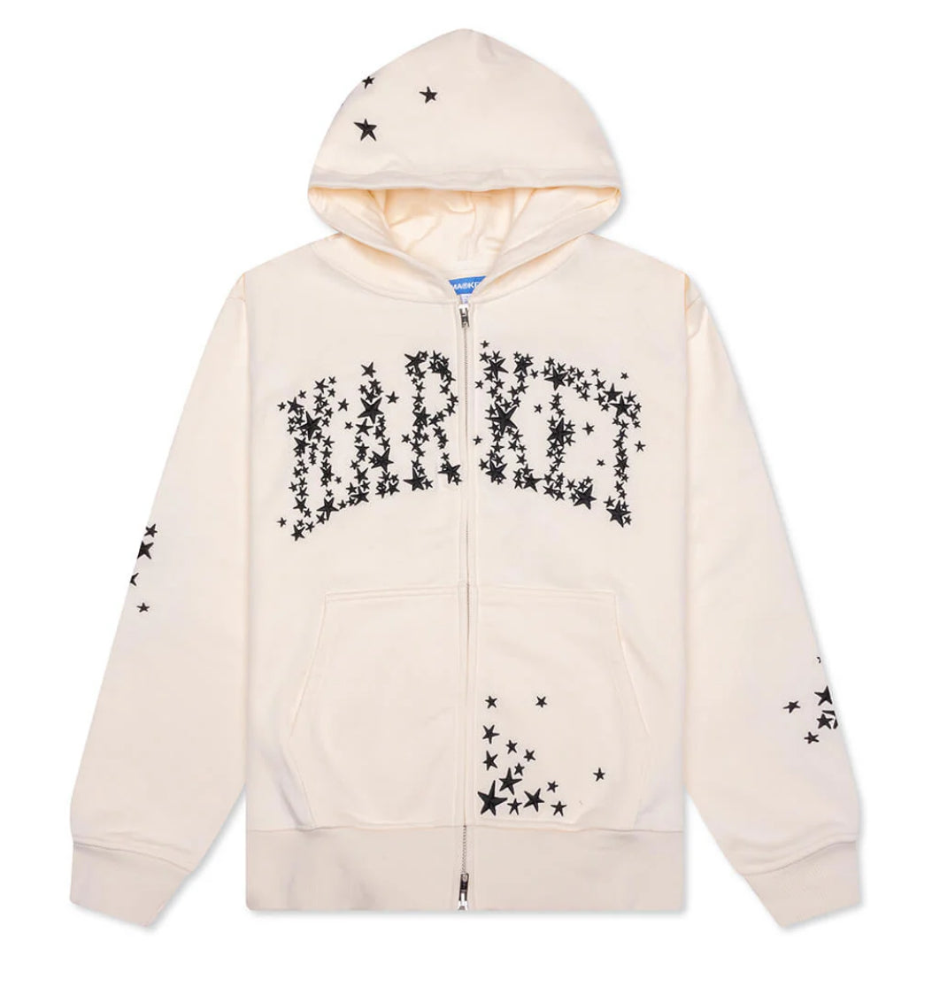 Market Galaxy-Arc Zip Up Cream