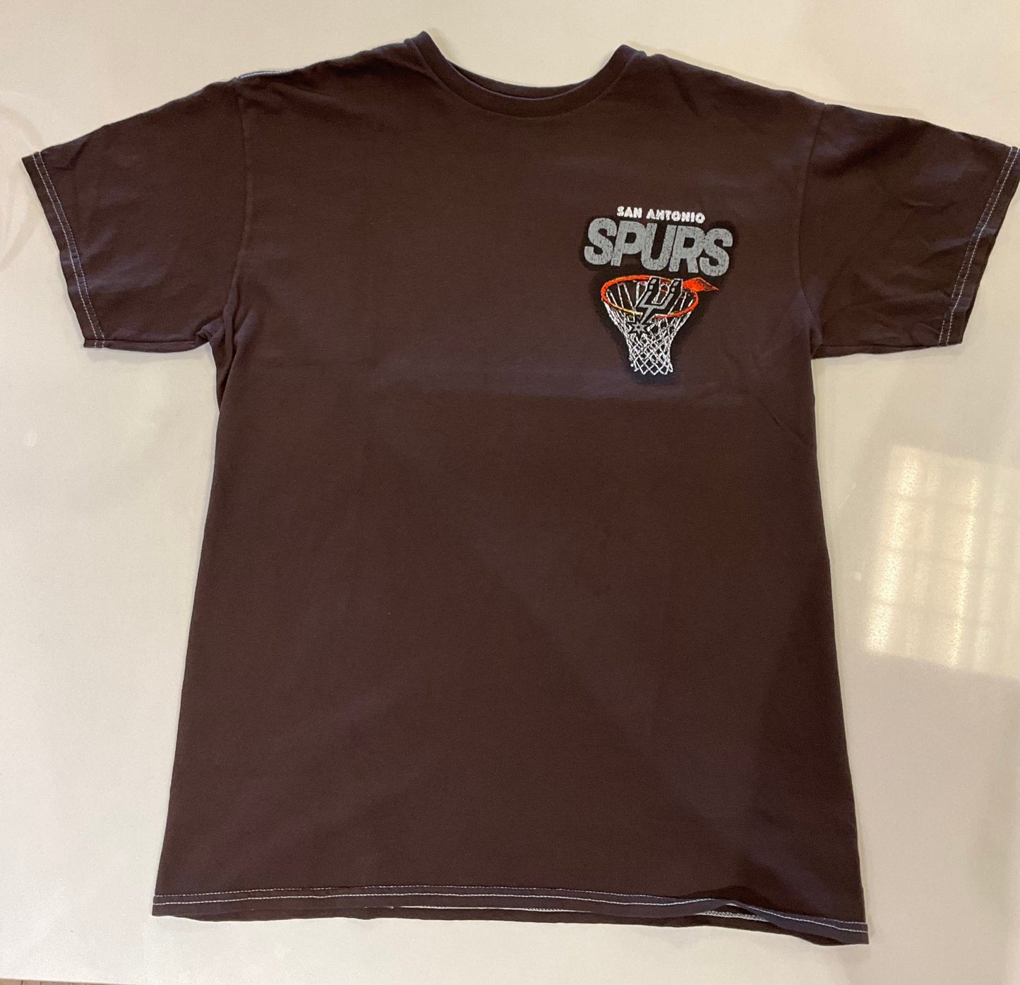 San Antonio Spurs Brown Heat Check ‘47 Vintage Tubular Tee