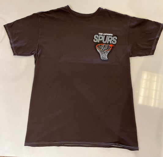 San Antonio Spurs Brown Heat Check ‘47 Vintage Tubular Tee