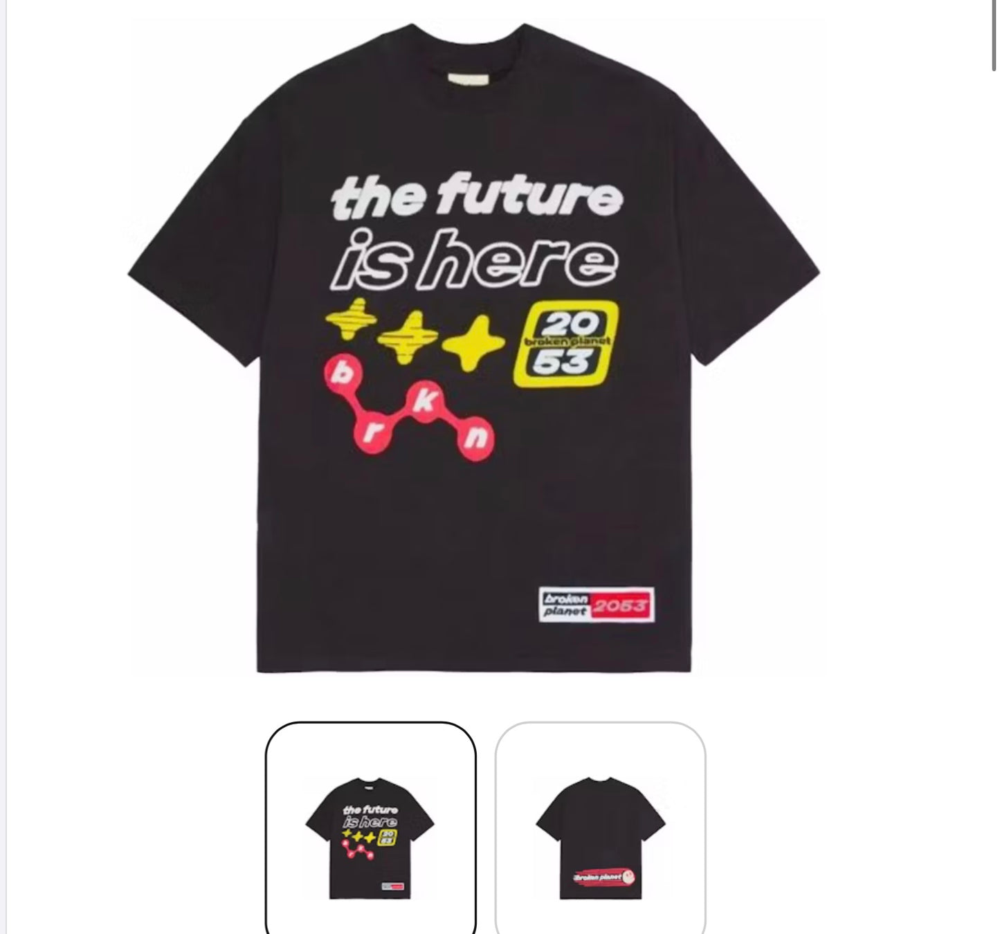 Broken Planet Tee The Future Is Here
