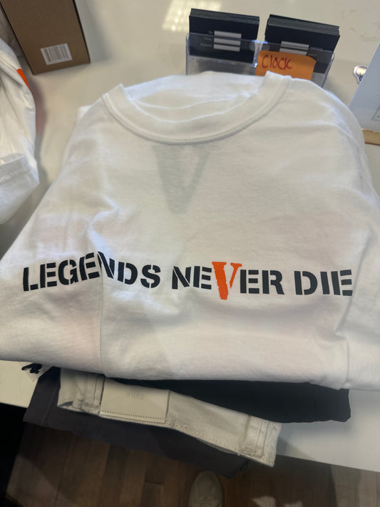 Vlone Legends never die tee white *SALE*