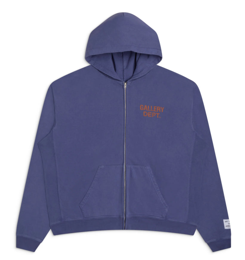 Gallery Dept. 90s Violet Zip Hoodie