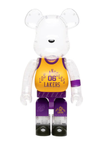 Bearbrick x Bodega x NBA Worldwide Respect Los Angeles Lakers 1000%