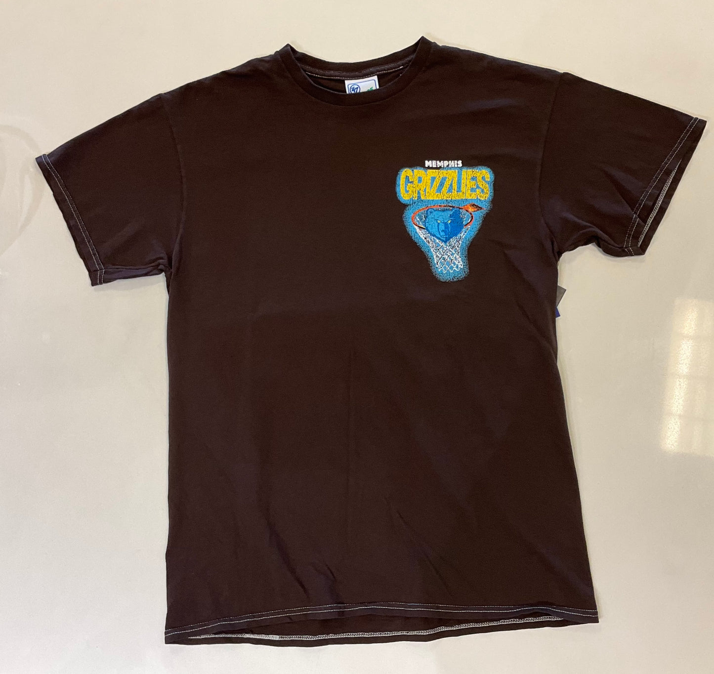 Memphis Grizzlies Brown Heat Check ‘47 Vintage Tubular Tee