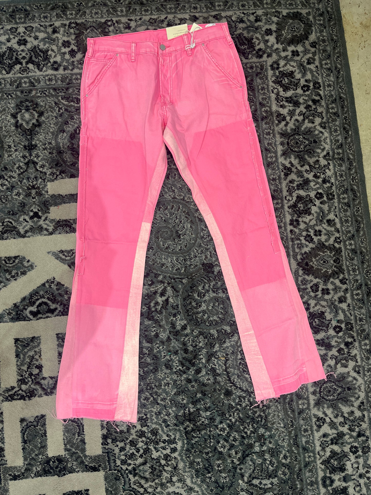 B501 Pink Flare Denim Jean