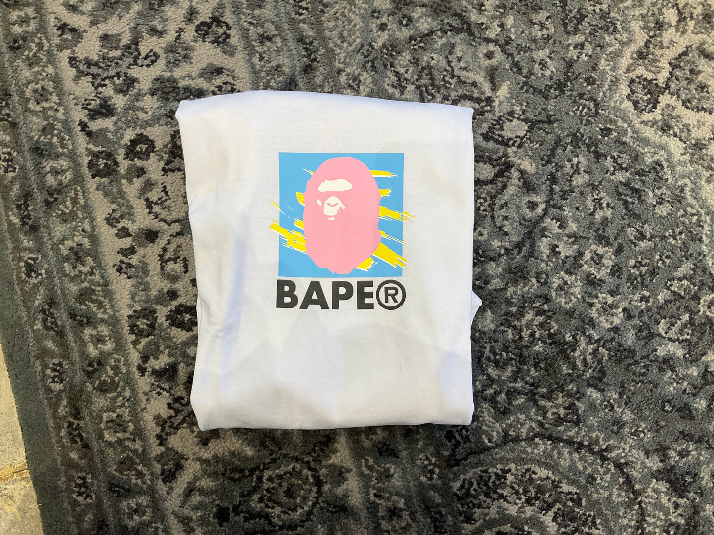 Bape Pink Blue Box Tee