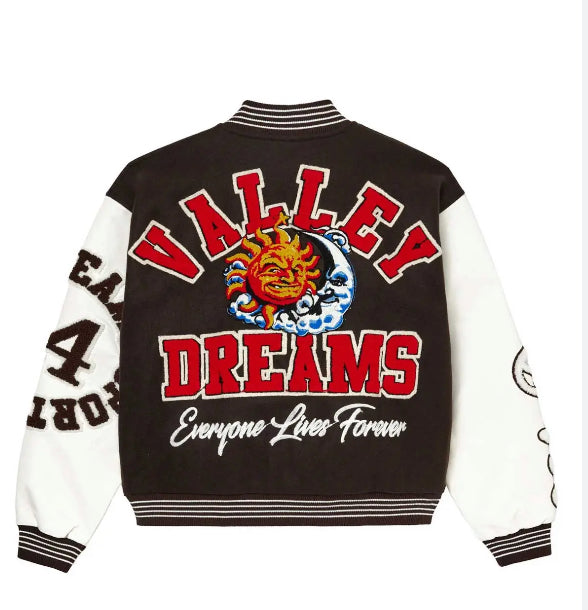 Vale Forever Brown Alumni Varsity Jacket