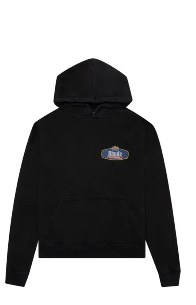 Rhude MotorSports Hoodie Black