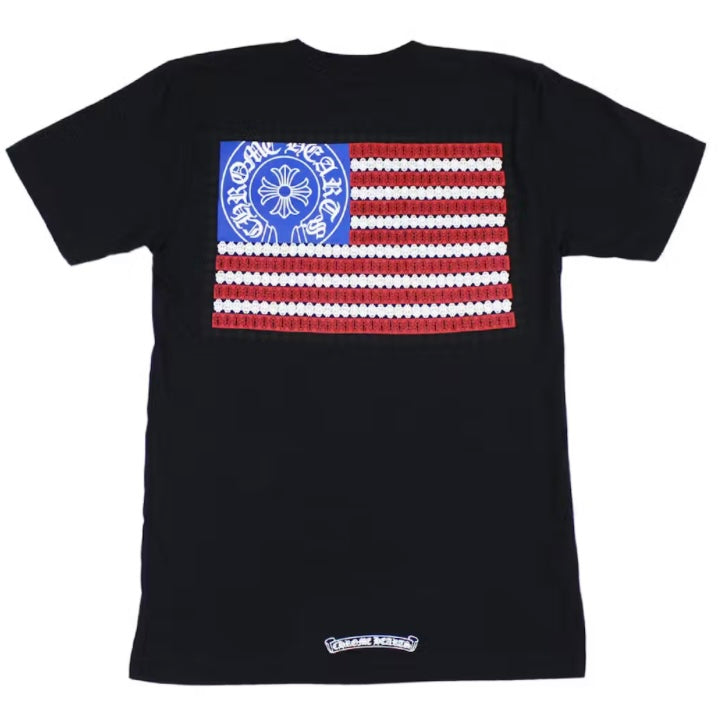 Chrome Hearts USA Dagger Flag Tee