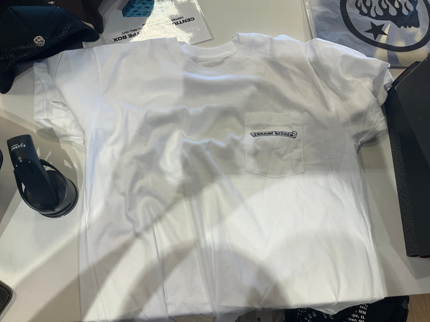 Chromeheart tee white/black