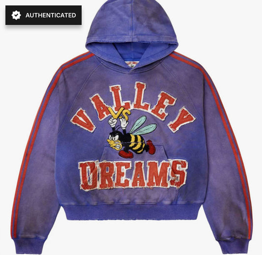 Vale Forever Anthem Pullover Blue Hoodie