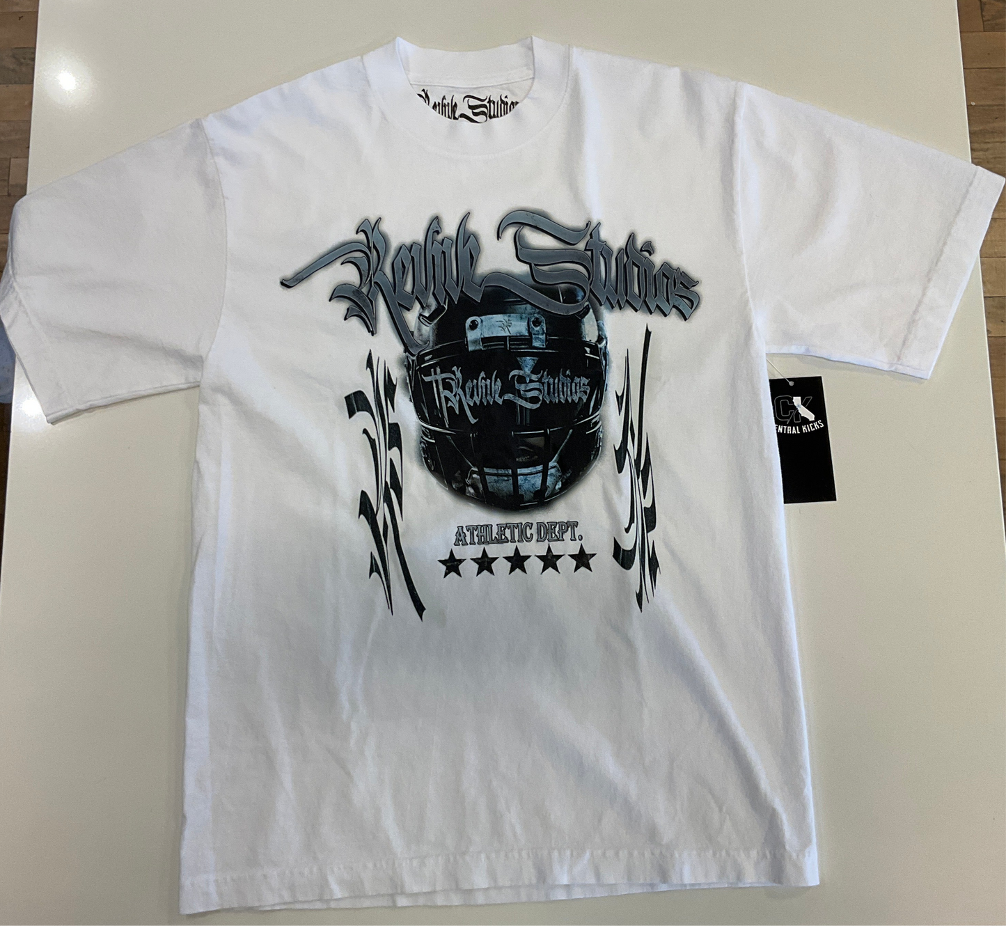REVIVE Studios Helmet White Tee
